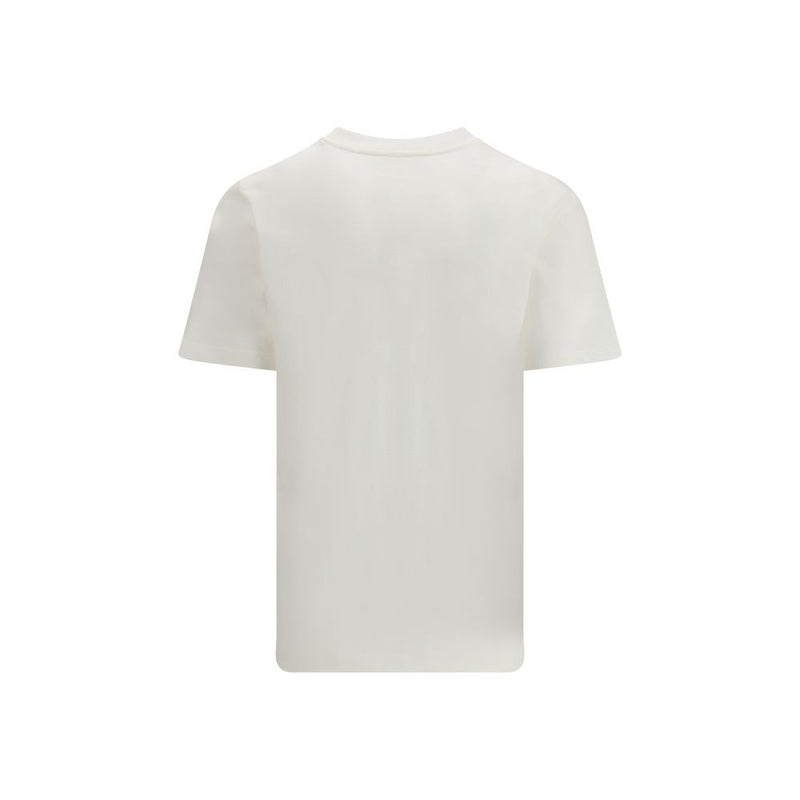 T-Shirt en Coton Crème Jil Sander - Style Minimaliste