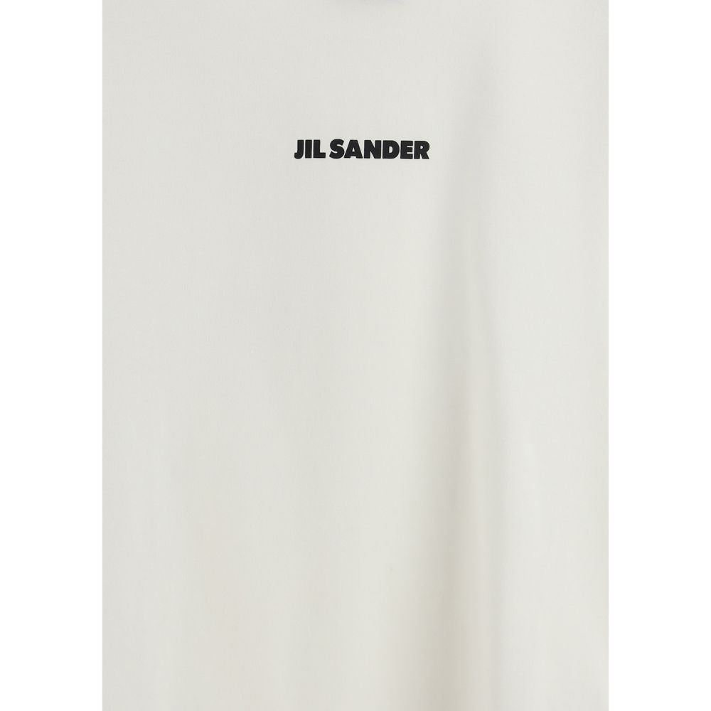 Jil Sander Cream Cotton T-Shirt - Minimalist Style