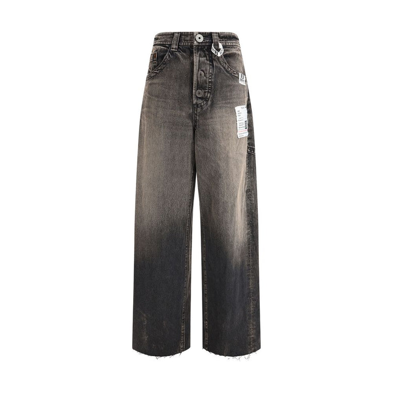 Maison Mihara Yasuhiro Jeans Denim Noir - Coupe Oversize
