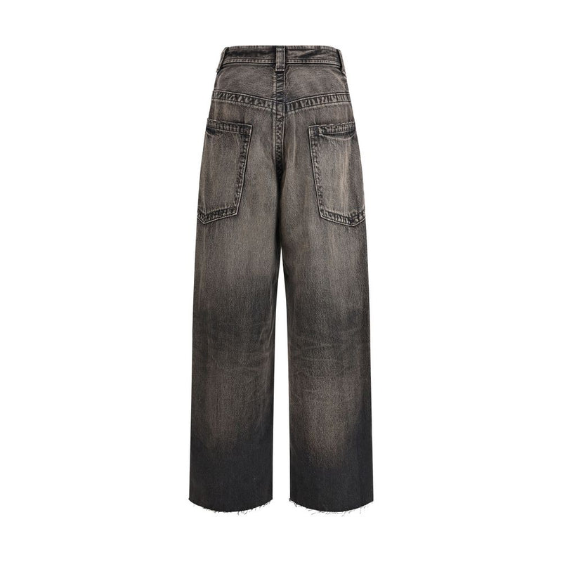 Maison Mihara Yasuhiro Jeans Denim Noir - Coupe Oversize