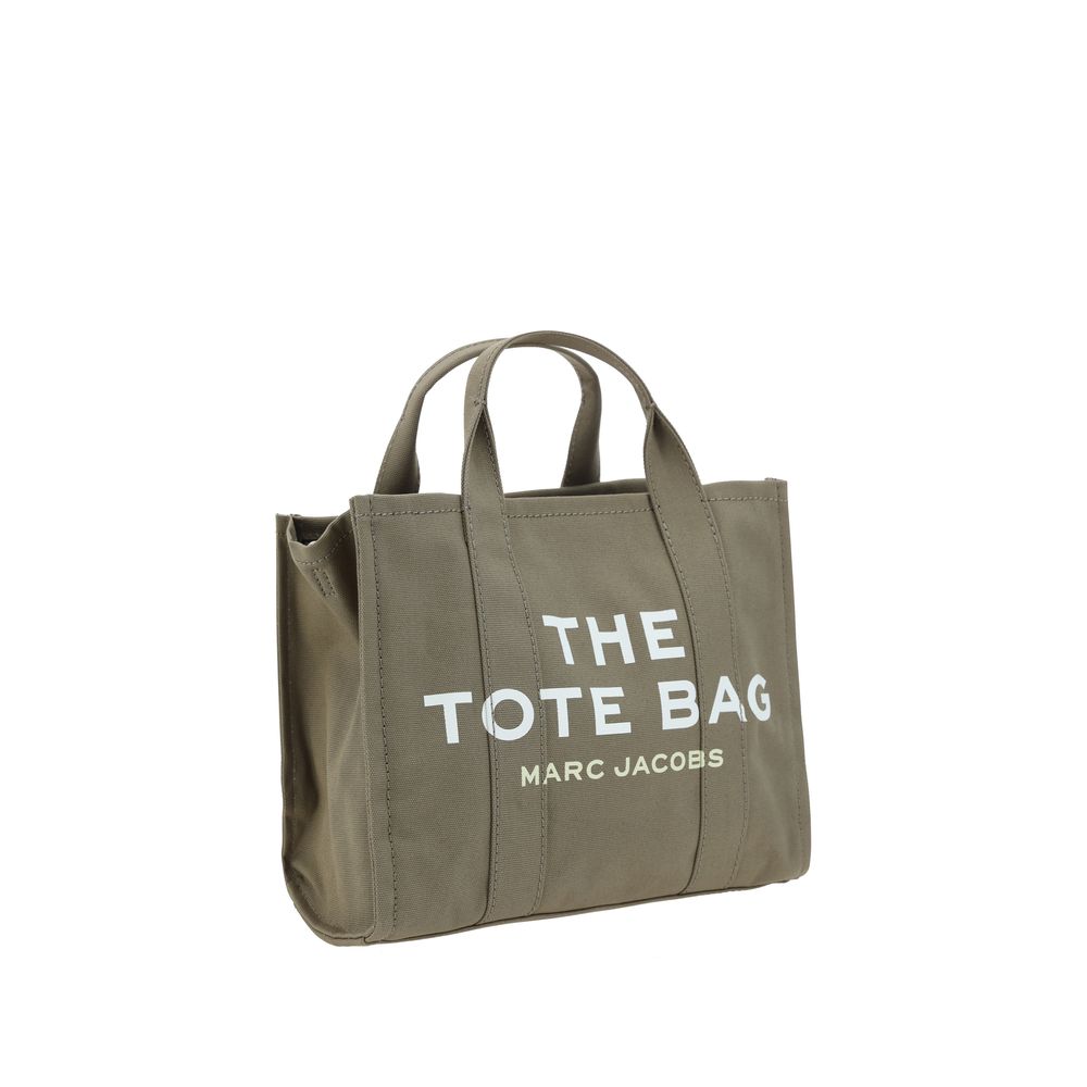 Marc Jacobs Medium Cotton Tote Bag - Élégant Sac à Main Marron