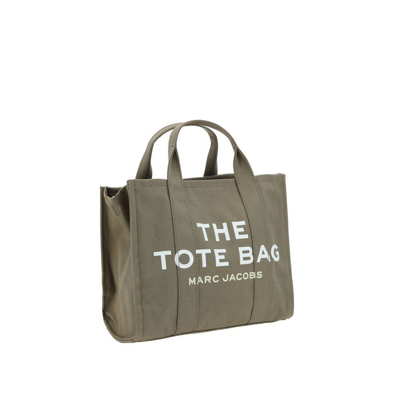 Marc Jacobs Medium Cotton Tote Bag - Élégant Sac à Main Marron