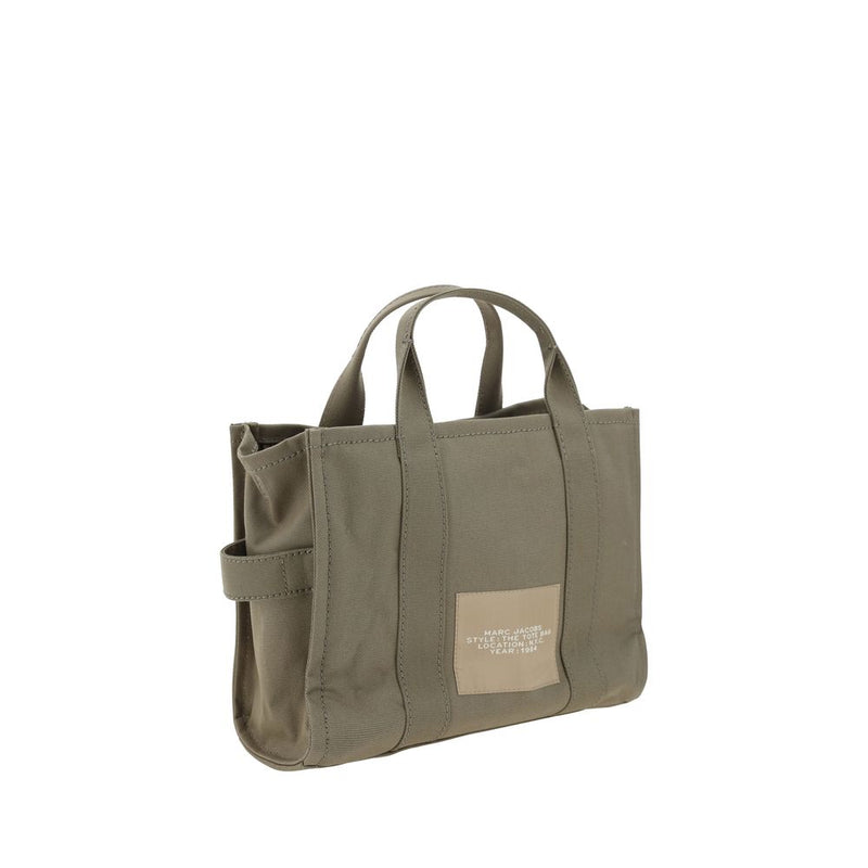 Marc Jacobs Medium Cotton Tote Bag - Élégant Sac à Main Marron
