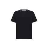 Brunello Cucinelli Black Cotton T-Shirt - Refined Comfort