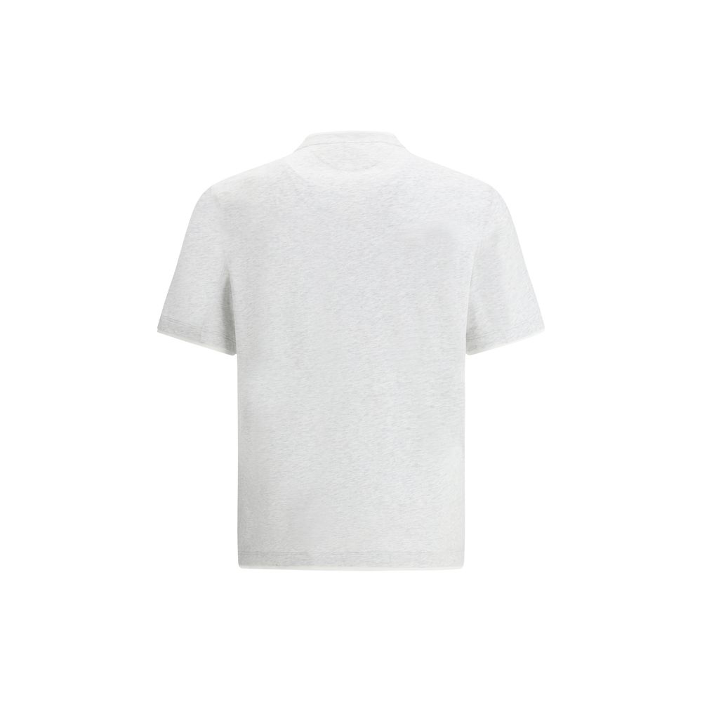 Brunello Cucinelli T-Shirt en Coton Gris - Élégance et Confort
