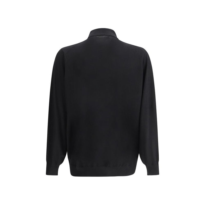 Brunello Cucinelli Black Cashmere Dress Shirt - Elegant Style