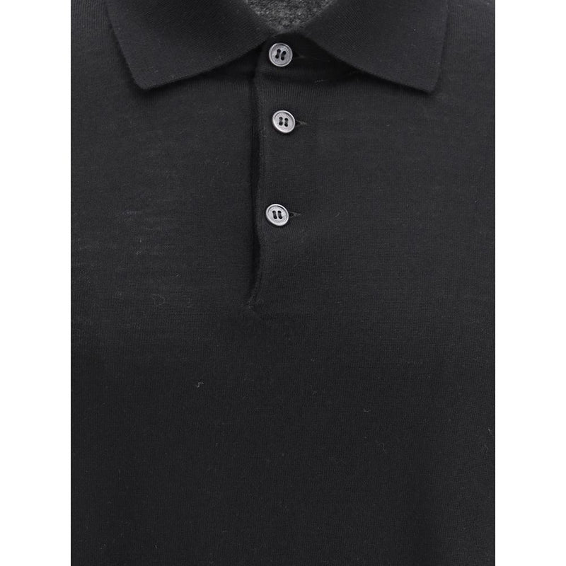 Brunello Cucinelli Black Cashmere Dress Shirt - Elegant Style