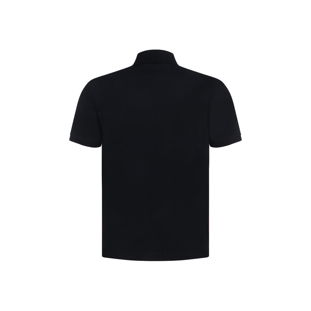 Polo Shirt en Coton Bleu Thom Browne - Élégance Contemporaine
