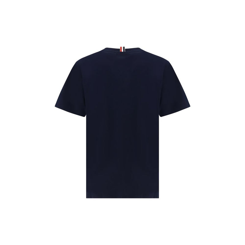Thom Browne Blue Cotton T-Shirt - SS26 Collection