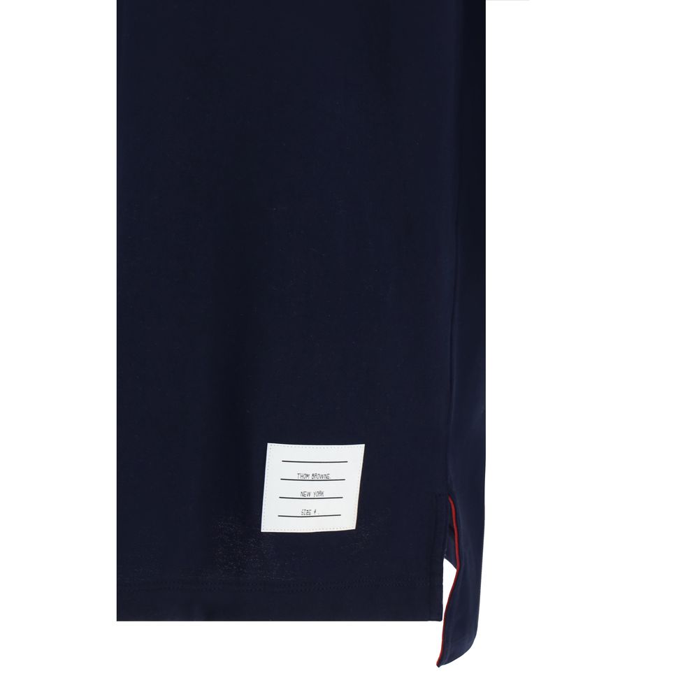 Thom Browne Blue Cotton T-Shirt - SS26 Collection