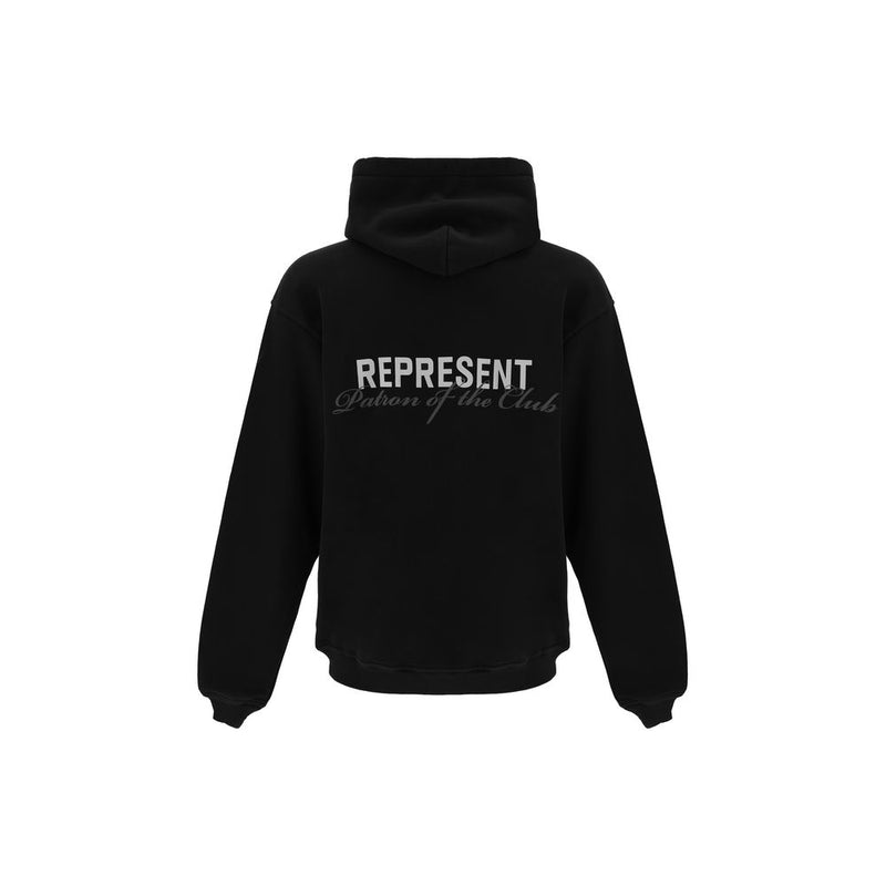 Represent Black Cotton Sweatshirt - Modern Streetwear Essential