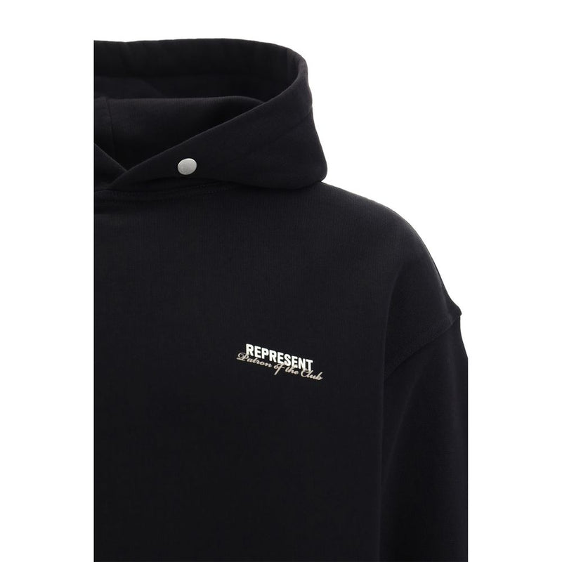 Represent Black Cotton Sweatshirt - Modern Streetwear Essential