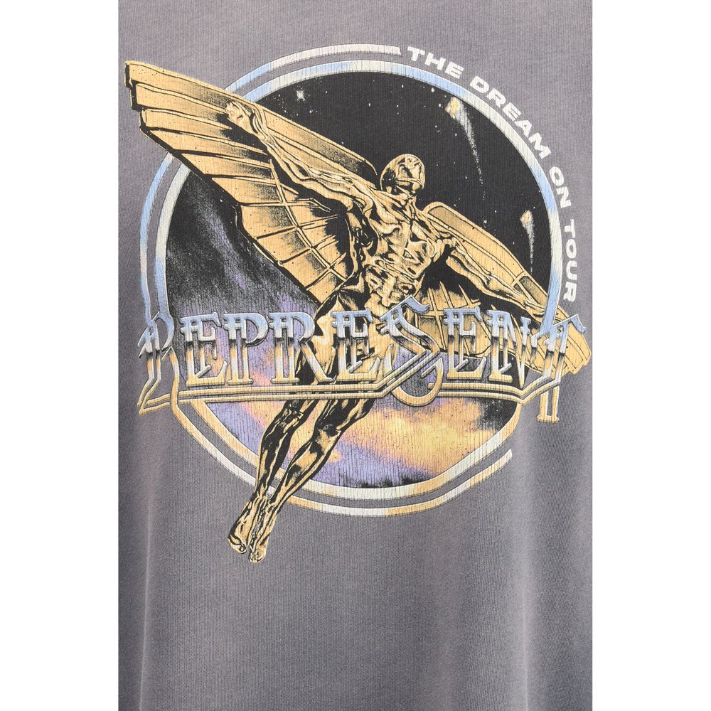 T-shirt en coton gris Golden Tour de Represent