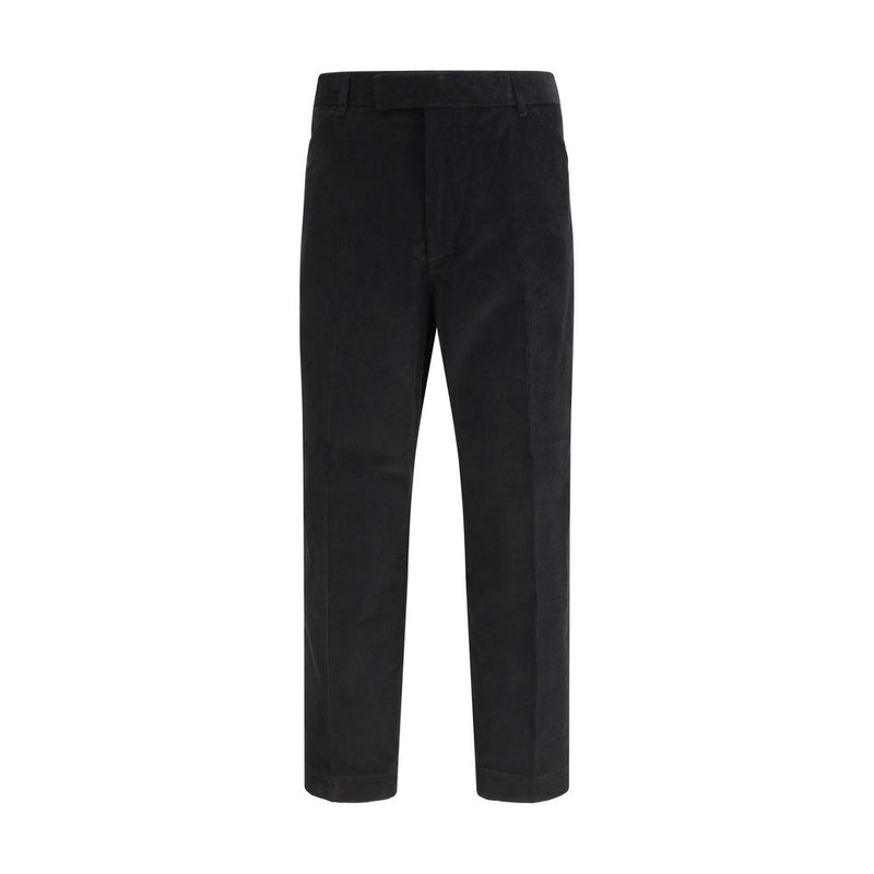 Thom Browne Black Cotton Chino Pants - SS26
