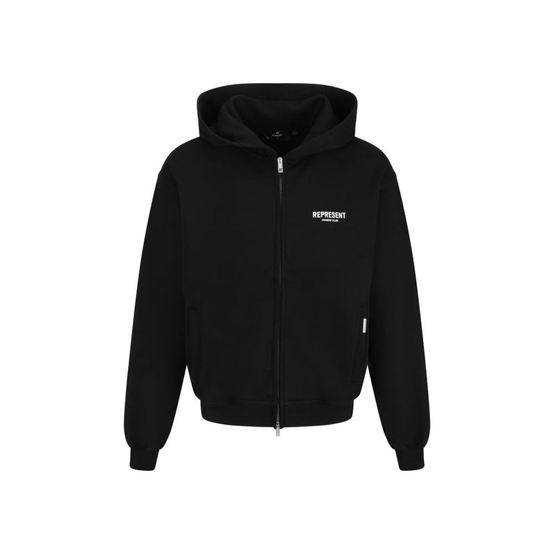Sweatshirt en Coton Noir Represent - Modèle Oversize