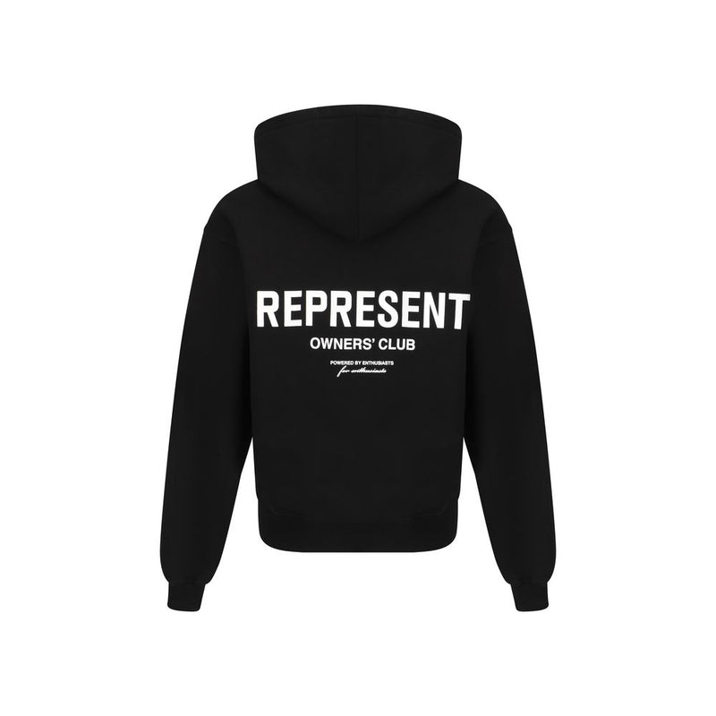 Sweatshirt en Coton Noir Represent - Modèle Oversize