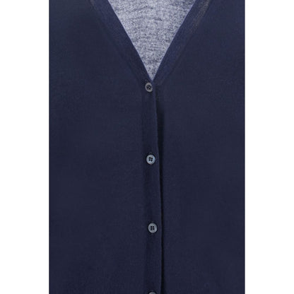 Prada Blue Cashmere Cardigan