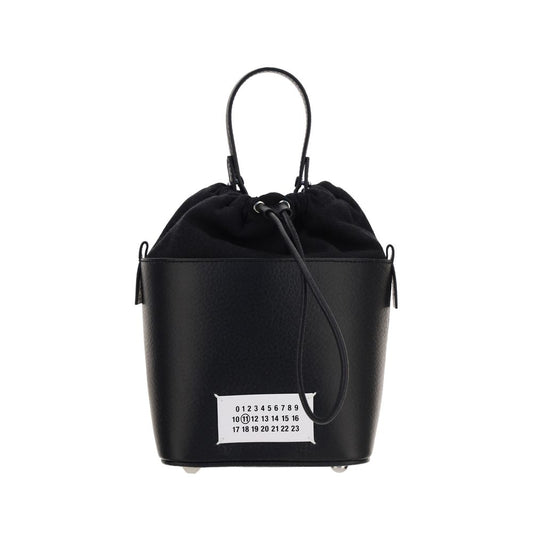 Sac bandoulière Margiela Bos Taurus en cuir de veau noir