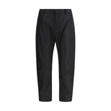 Pantalon décontracté Prada noir en polyamide recyclé