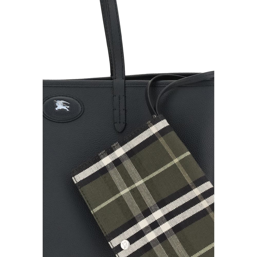 Sac bandoulière Burberry Bos Taurus en cuir de veau noir