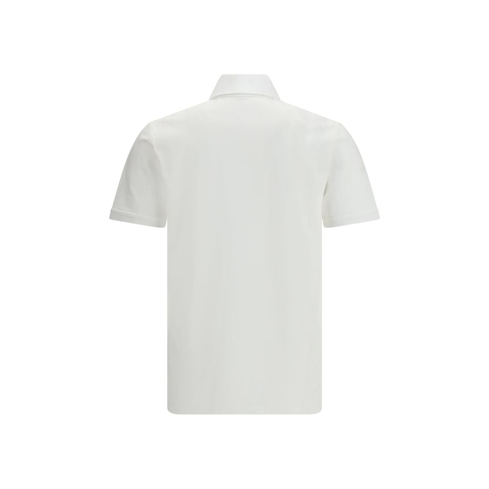 Polo Shirt en Coton Blanc Givenchy