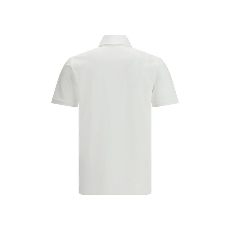 Givenchy White Cotton Polo Shirt - Luxurious Casual Elegance