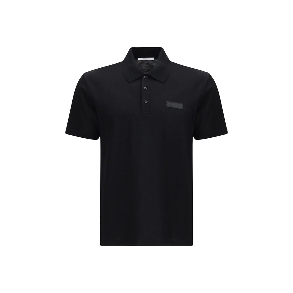 Polo Shirt en Coton Noir Givenchy