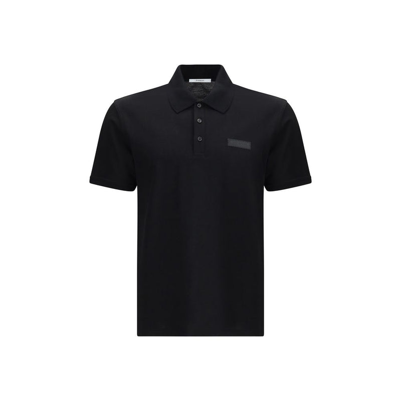 Givenchy Black Cotton Polo Shirt - Stylish & Versatile
