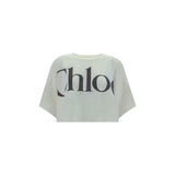 Chloé White Cotton T-Shirt - Modern Casual Elegance