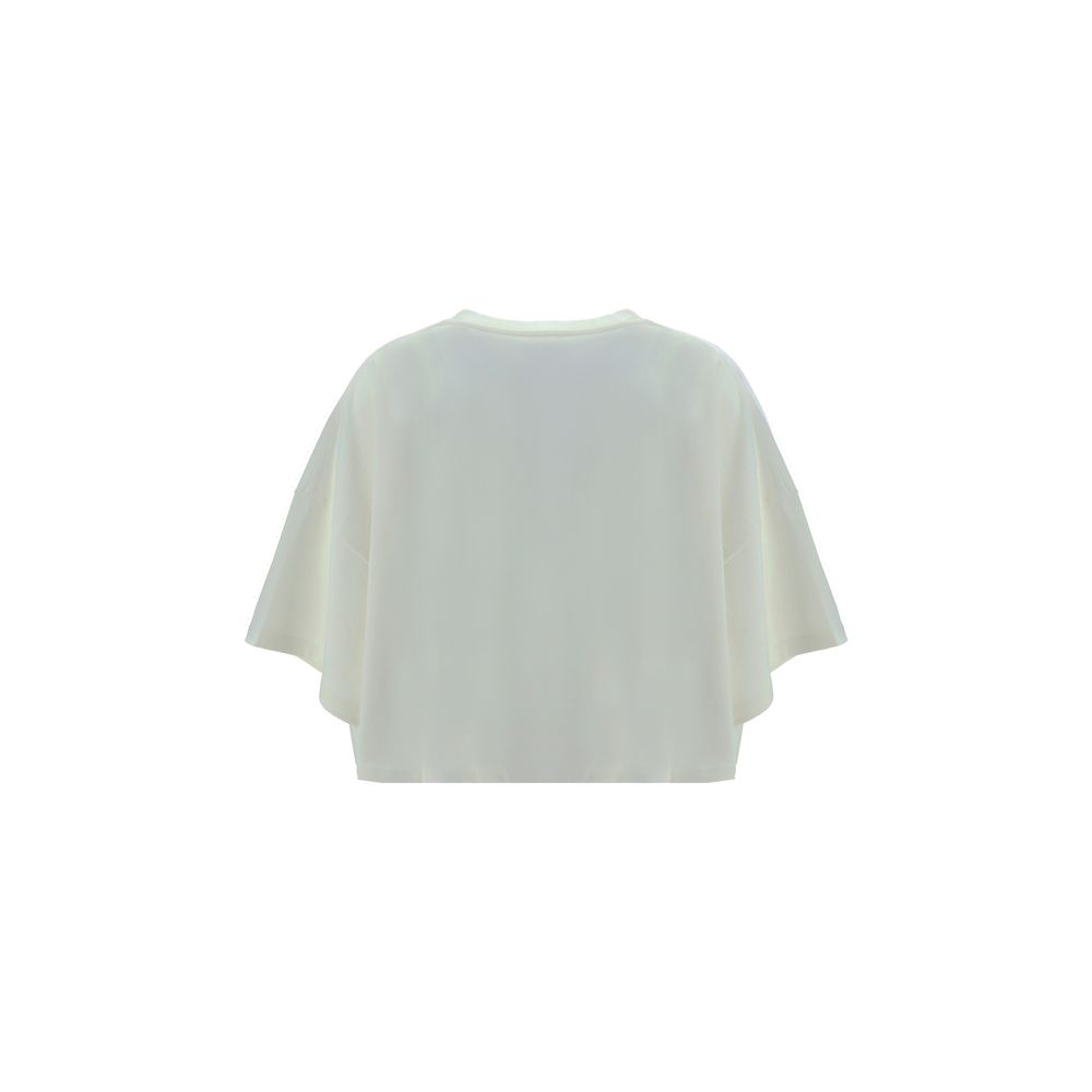 Chloé White Cotton T-Shirt - Modern Casual Elegance