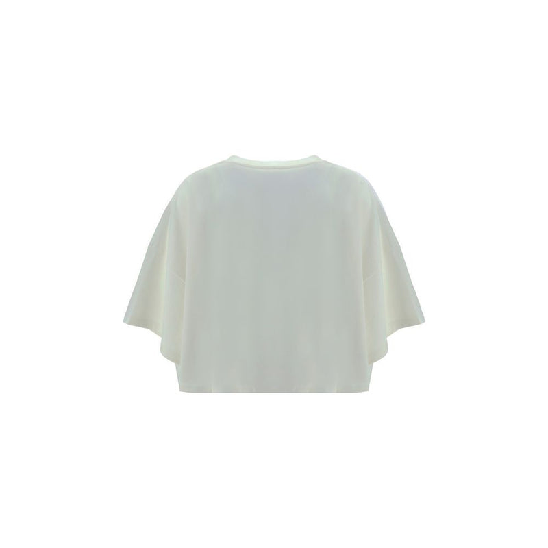 Chloé White Cotton T-Shirt - Modern Casual Elegance