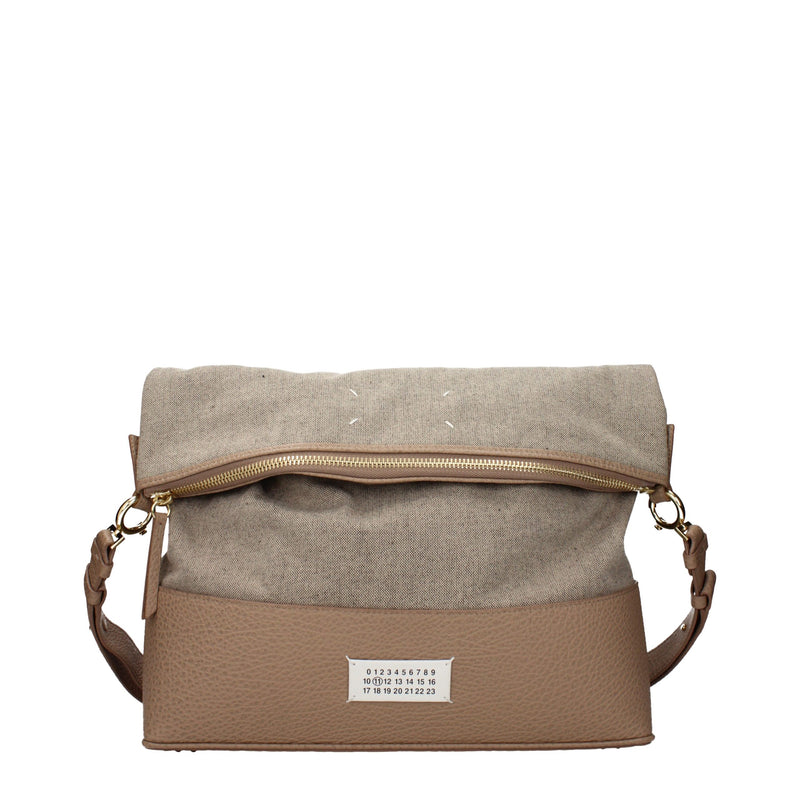 Maison Margiela Beige Fabric Shoulder Bag - Élégance et Polyvalence