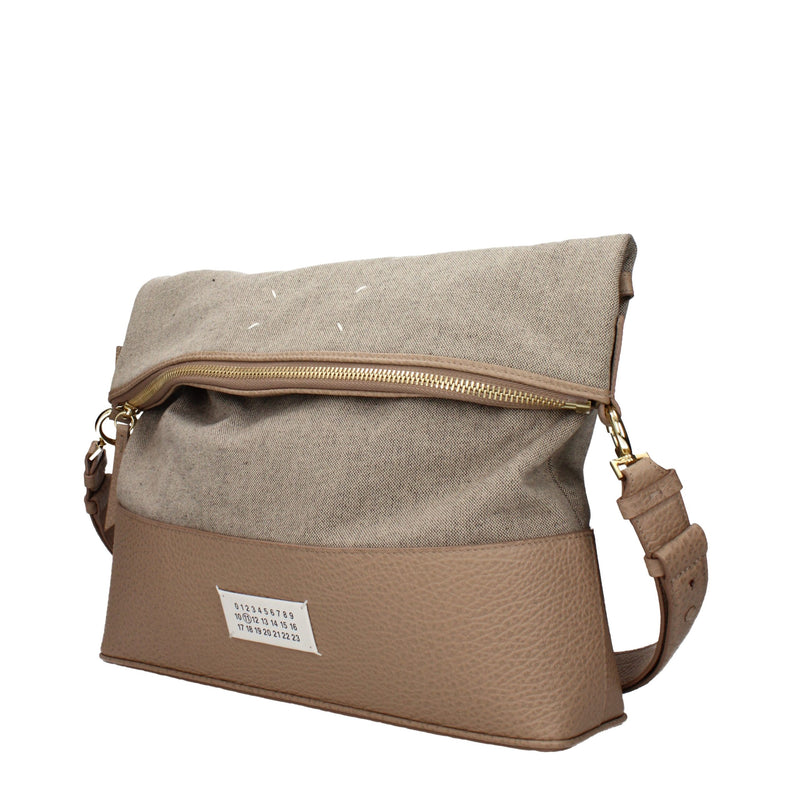 Maison Margiela Beige Fabric Shoulder Bag - Élégance et Polyvalence