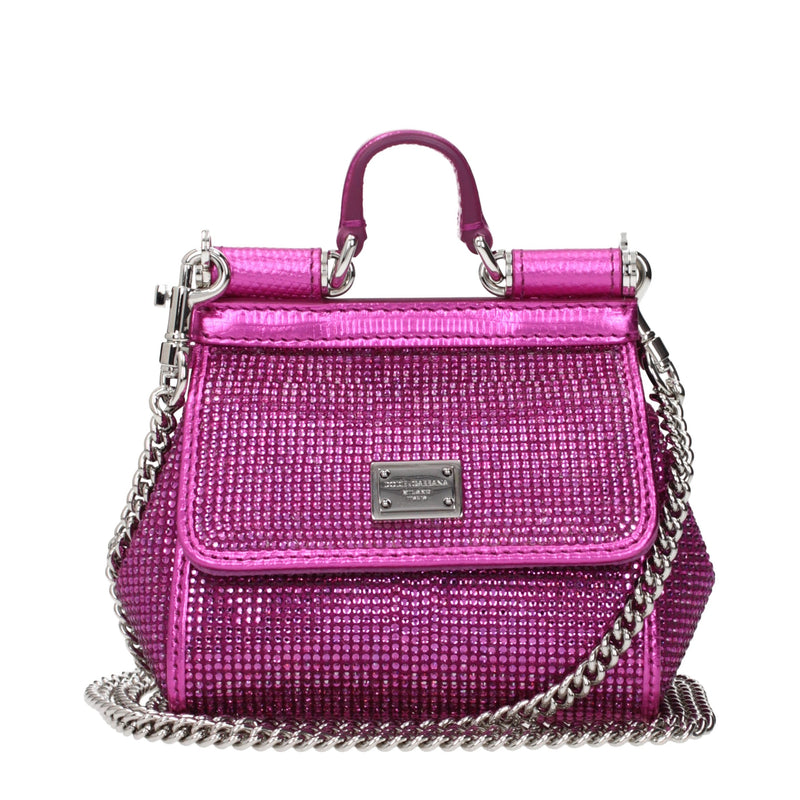Dolce & Gabbana Pink Satin Handbag - Luxurious Designer Accessory