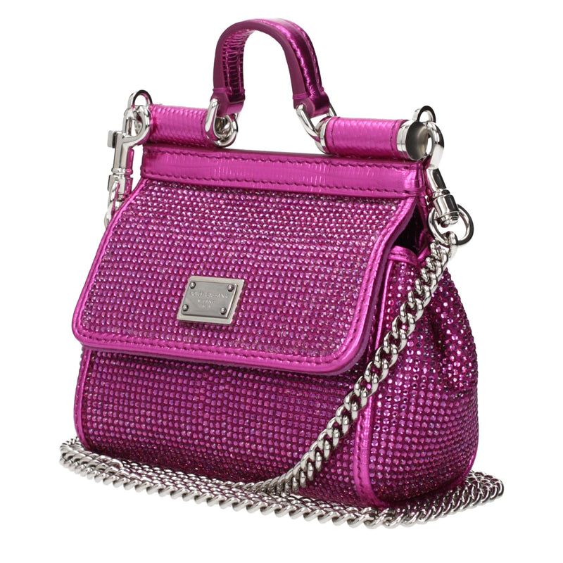 Dolce & Gabbana Pink Satin Handbag - Luxurious Designer Accessory