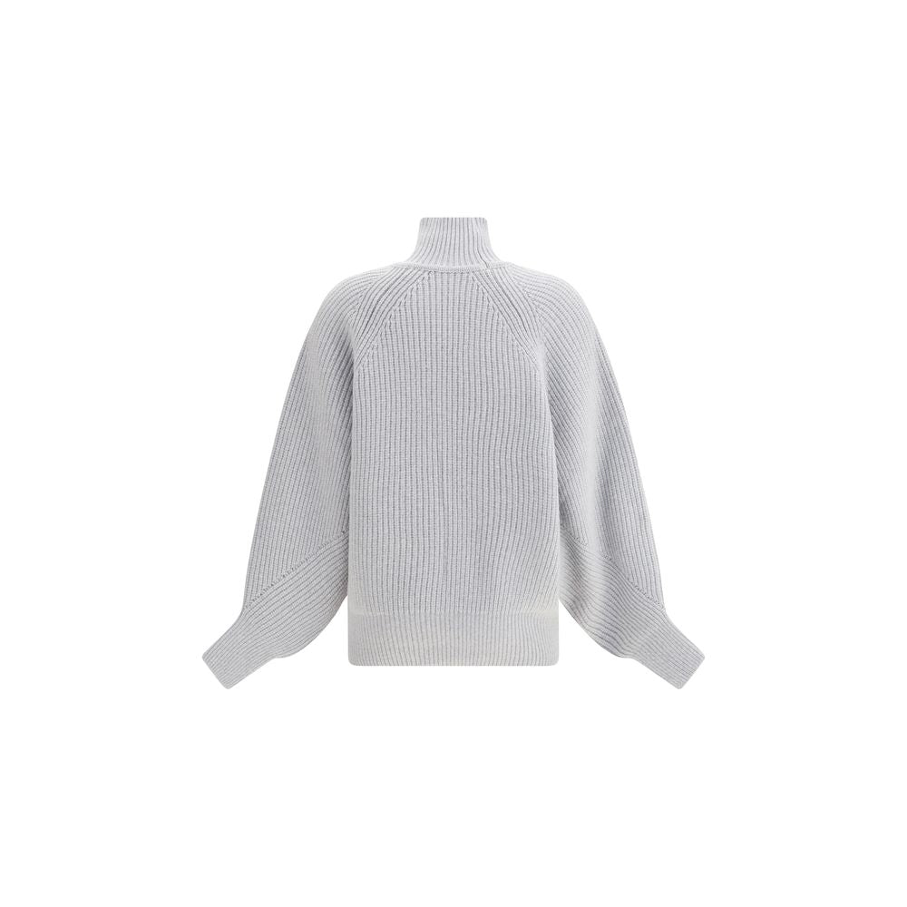 Sweat-shirt Balmain en laine grise