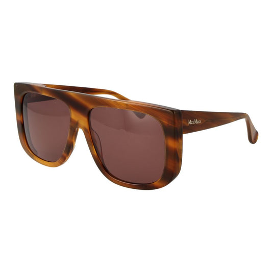 Max Mara Brown Acetate Sunglasses - Stylish Eye Protection