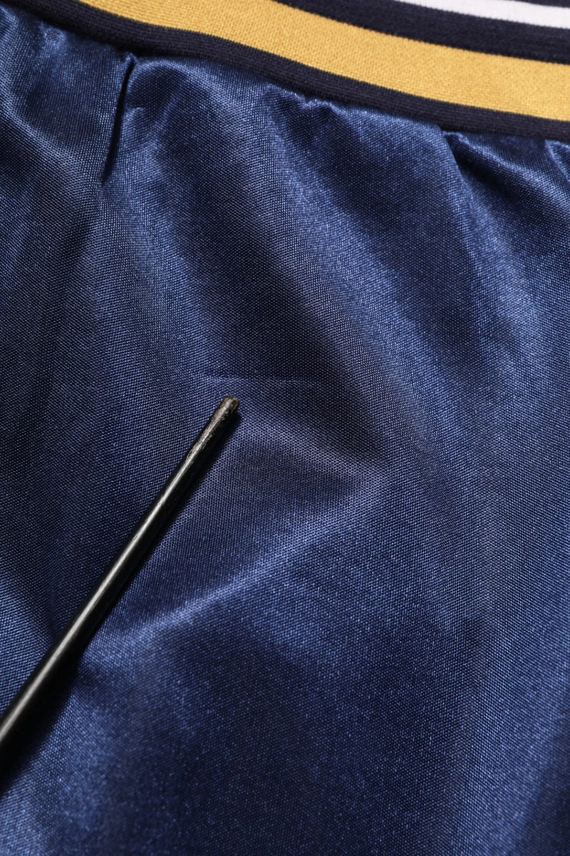 Pantalon de jogging taille mi-haute en nylon bleu Dolce &amp; Gabbana