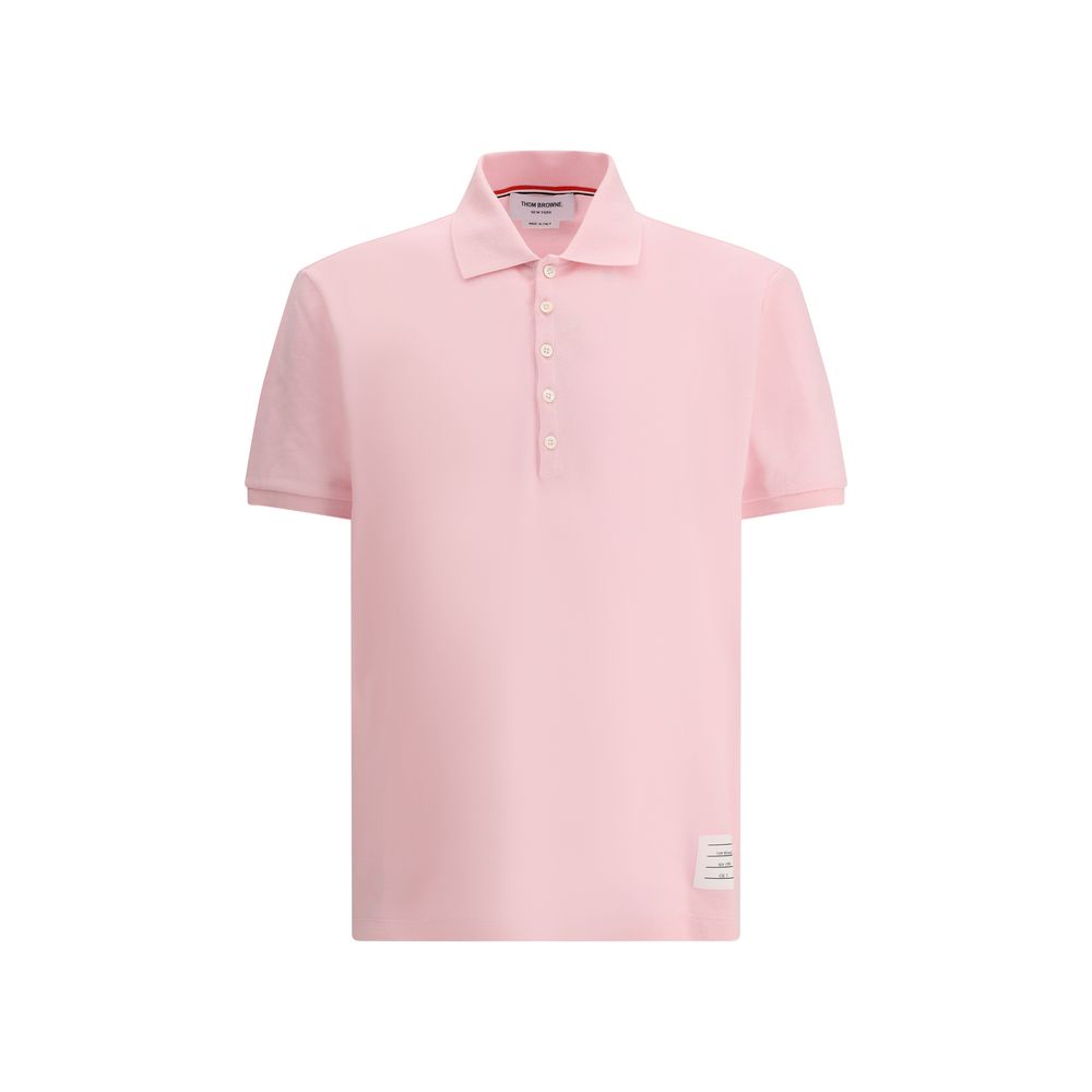 Polo Shirt en Coton Multicolore Thom Browne
