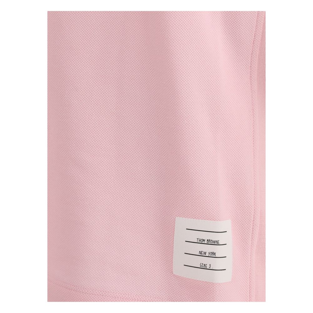 Polo Shirt en Coton Multicolore Thom Browne