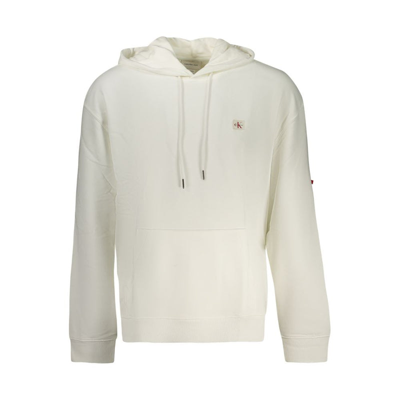 Pull en coton blanc Calvin Klein pour homme