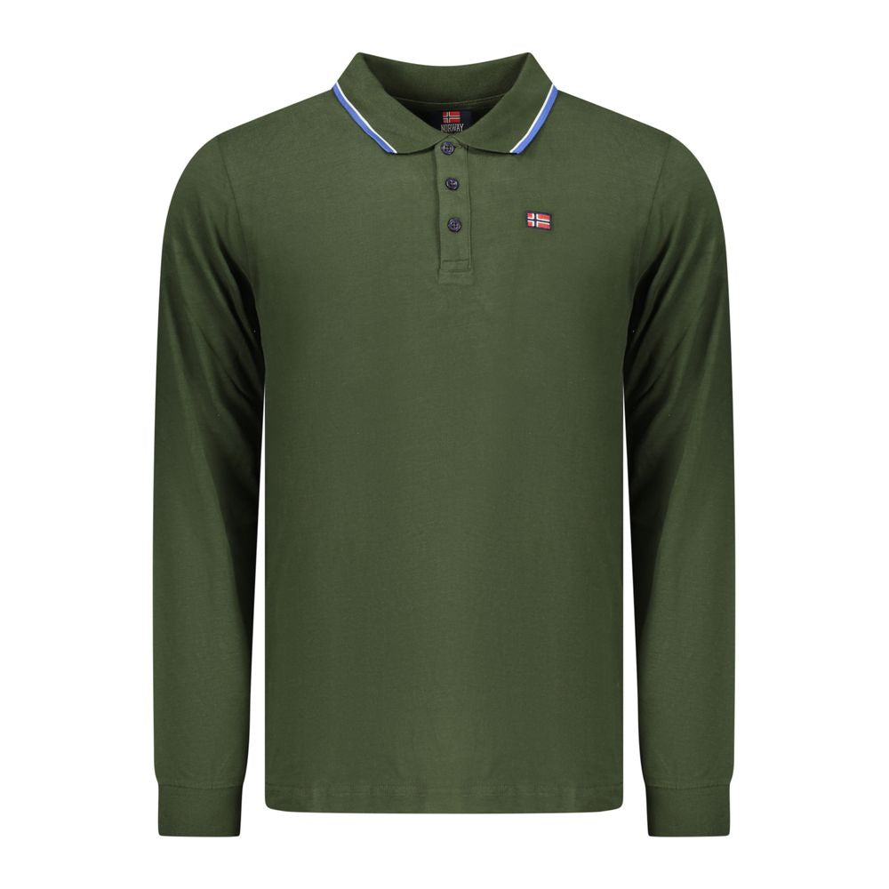 Polo Shirt en Coton Vert pour Hommes - Norway 1963