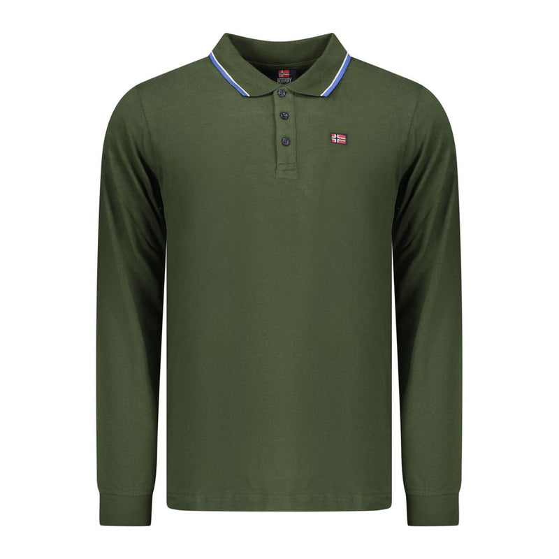 Polo Shirt en Coton Vert pour Hommes - Norway 1963