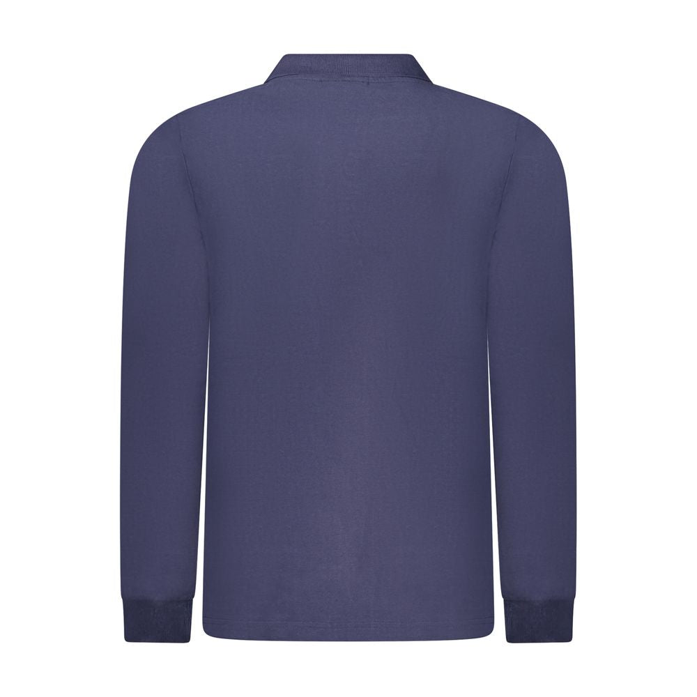 Polo Shirt Homme Bleu en Coton Norway 1963