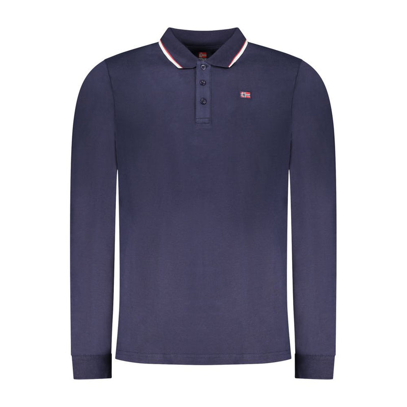 Norway 1963 Blue Cotton Men’s Polo Shirt
