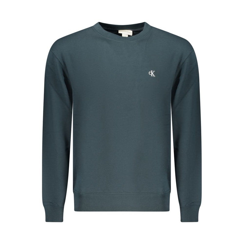 Pull en coton bleu Calvin Klein pour homme