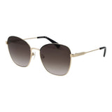 Lunettes de soleil Longchamp en métal doré - Style papillon élégant