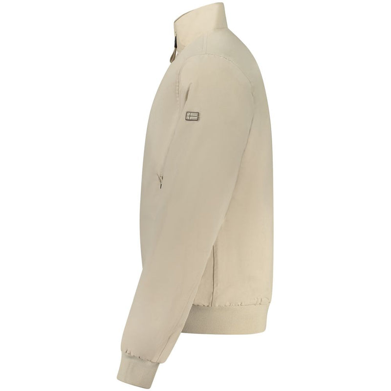 Norway 1963 Beige Cotton Men Jacket - Urban Sophistication