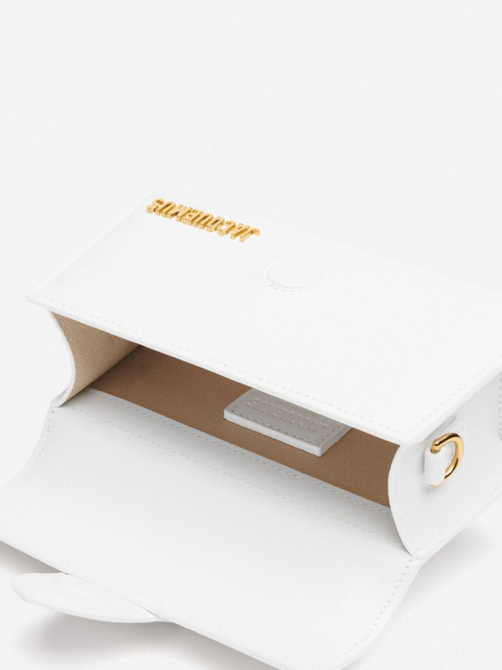 Sac à main Jacquemus Le Bambino blanc, petit modèle