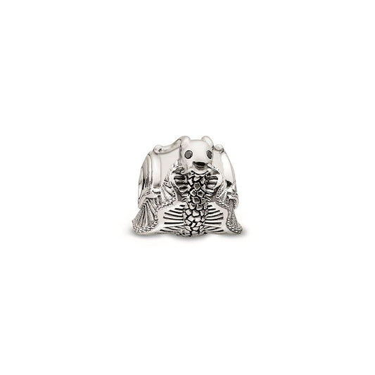 Thomas Sabo Silver Brooch for Women - Elegant Bead Snail Design